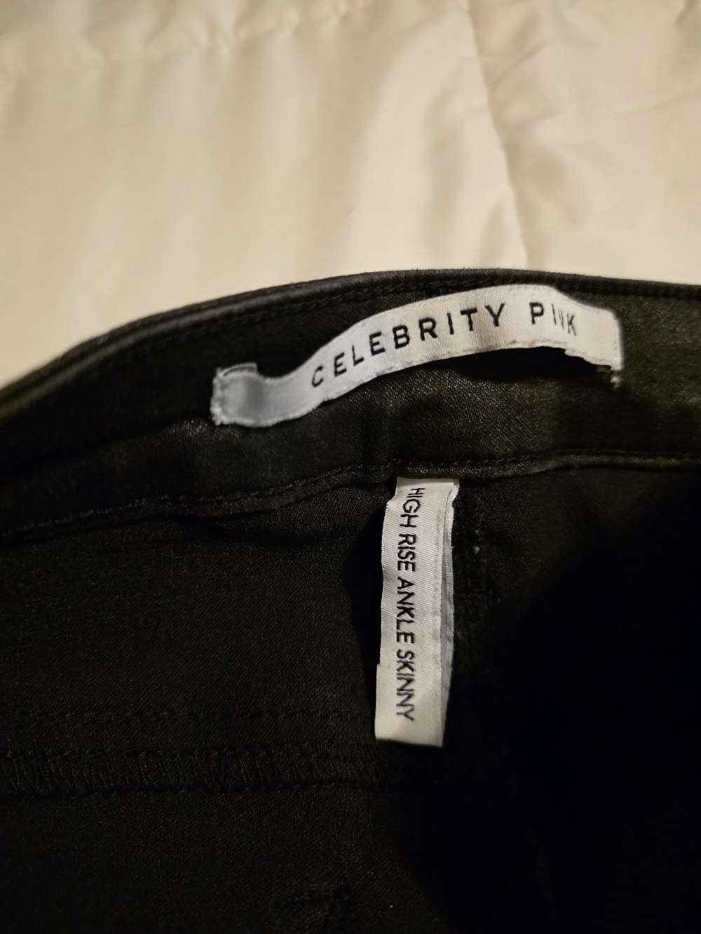 Celebrity Pink High Rise Ankle Skinny Jeans - Black